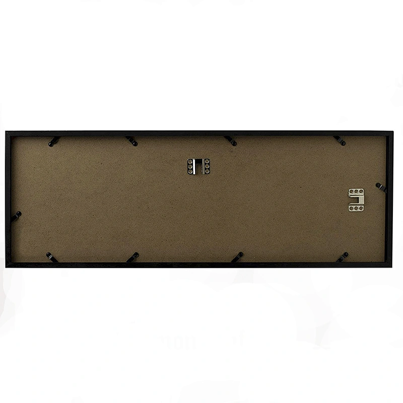 Bulk 8x24  unbreakable Plastic Black Graduation Photo Panoramic Picture Frames