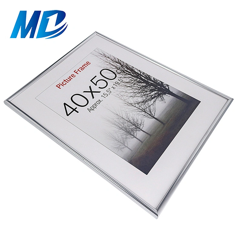 customized 30X40 50x70 A2 large wall hanging plastic colored pvc advertising poster picture frame