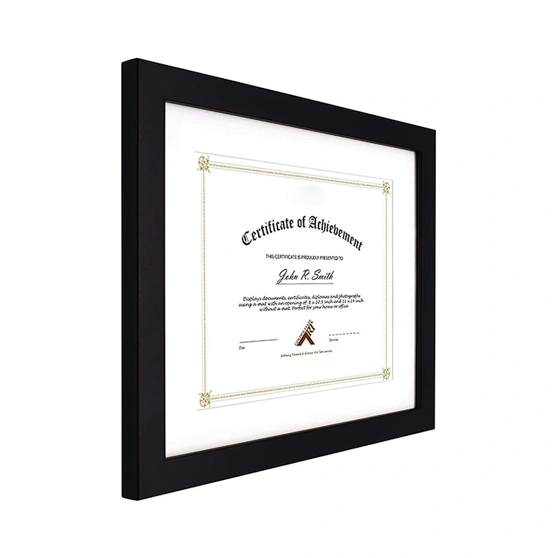 2020 Graduation Certificate Frame Diploma Awards Holders Wood Frames 11in by 14in  with double mat