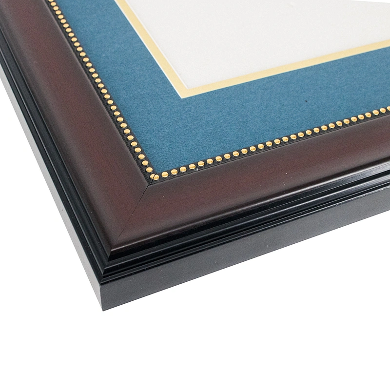 Amazon Hot sale Graduation Picture Diploma Certificate Frame with Medal Gold Medallion