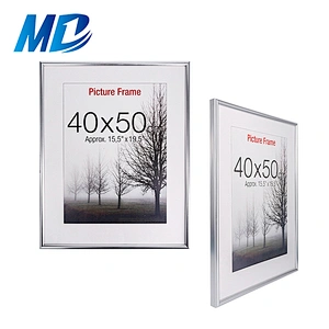 customized 30X40 50x70 A2 large wall hanging plastic colored pvc advertising poster picture frame