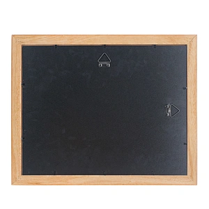 Double Matte 8.5*11 Reddish Brown Wood Document Diploma Picture Frame with Gold Medallion for Certificate