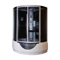 China Wholesale Luxury Shower Bathroom High Quality Aluminium Alloy Shower Cabin With Massage Bathtub Steam Shower Room