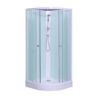 Bathroom Equipment 4 sided Tempered Glass Corner Shower Cabin Complete Shower Enclosure