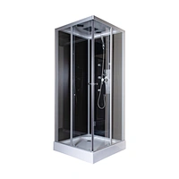 Modern Design Affordable Factory Hot Sale Bathroom Corner Whole Shower Cabin Sliding Door Glass Shower Room