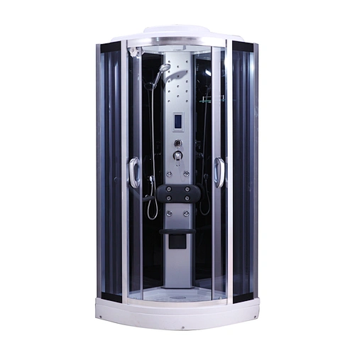 China new European bath design round glass shower cabin
