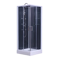 Hotel Bathroom Design 80x80 Square Portable Shower Cabin
