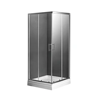 Comfort Design  Shower Room And Base Double Sliding Door Shower Enclosure