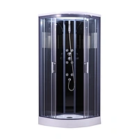 Factory Glass Free Standing Enclosed Shower Cabin Cubicles