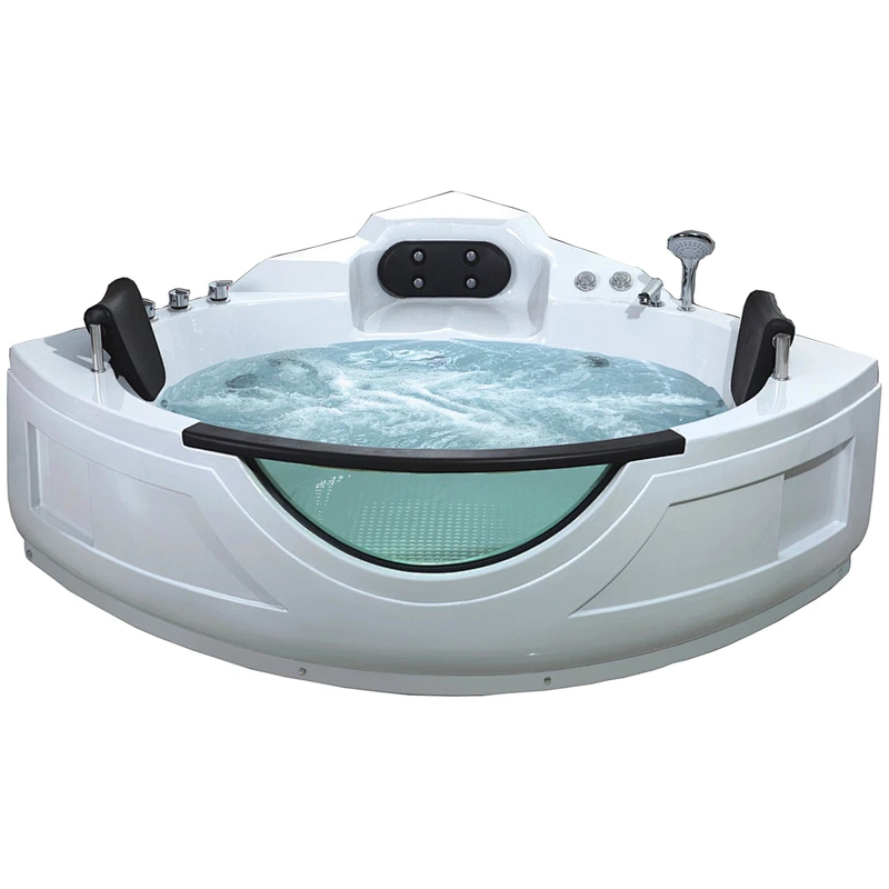 New Fashion Whirlpool White Irregular Bathtub