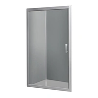 American hot sale 6MM/8MM/10MM Tempered Glass Screen SS Wheels Sliding Shower door