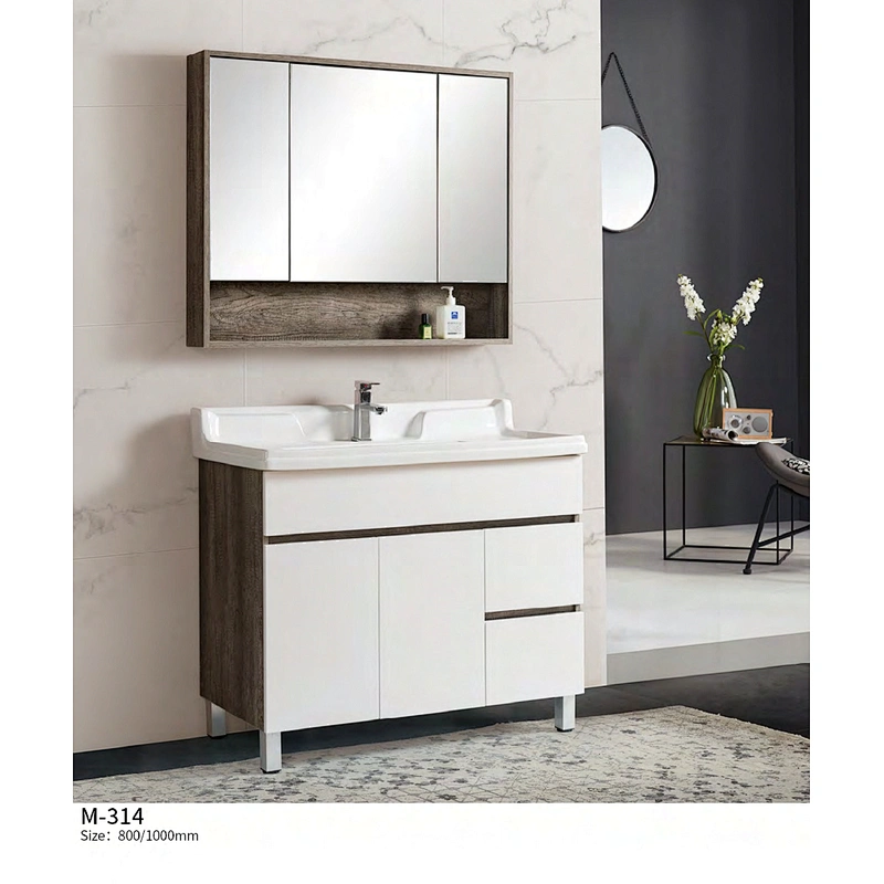Latest Design Plywood Bathroom Vanity Cabinet Mirror