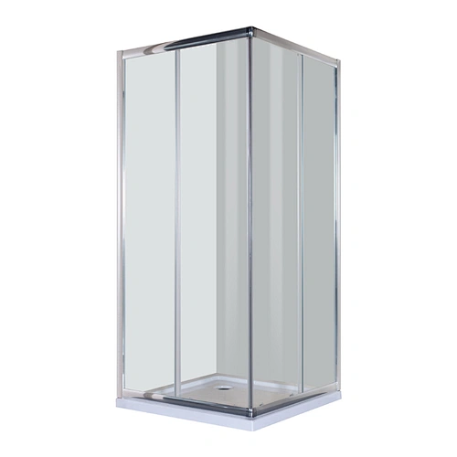 Bathroom lowes Freestanding Shower Room 6MM High Quality Painting Tempered Glass 2 Sides Shower Enclosure