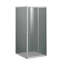 French Hot Sale Rectangle Glass Sliding Shower Door Shower Enclosure