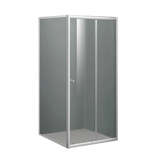 French Hot Sale Rectangle Glass Sliding Shower Door Shower Enclosure