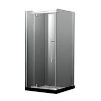 Modern Style Shower Enclosure 2 Sided 6MM Tempered Clear Glass Hinged Door Shower Room
