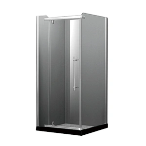 Modern Style Shower Enclosure 2 Sided 6MM Tempered Clear Glass Hinged Door Shower Room