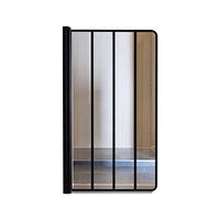 European Bathroom Pivot  8MM Tempered Glass Screen Black Design Walk In Bathtub Door Bathtub Shower Screen