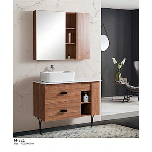2019 New European Modern Bathroom Vanity Mirror Bathroom Basin Cabinet