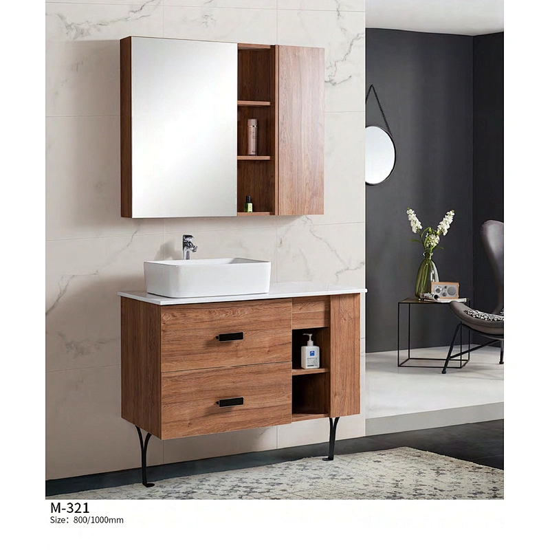 2019 New European Modern Bathroom Vanity Mirror Bathroom Basin Cabinet