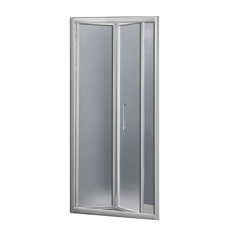 Small Bathroom Use Polishing Aluminium Frame Folding Glass Shower Door