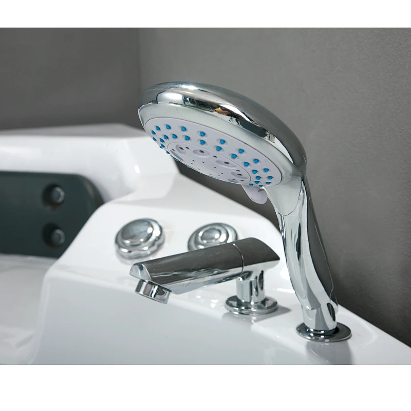 New Fashion Whirlpool White Irregular Bathtub