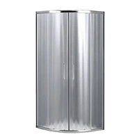 2019 New Style Mini Circular Shower Cabins Rat Hair Glass Shower Enclosure