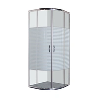 New Product Bathroom Free Standing Aluminium Profiles For Shower Cabin Sliding Glass Complete Shower Enclosure
