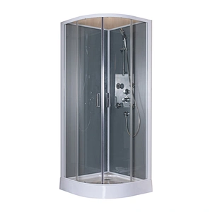 Simple Style Back Jets Bathroom Shower Cabin 5mm Clear Tempered Glass Sliding Door Shower Room
