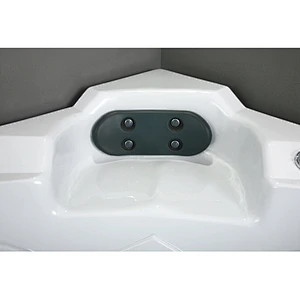 New Fashion Whirlpool White Irregular Bathtub