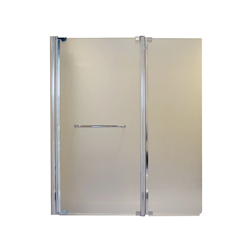 Factory Wholesale Cheap Private Frosted Tempered Glass Bathroom Shower Screen Pivot Bathtub Screens