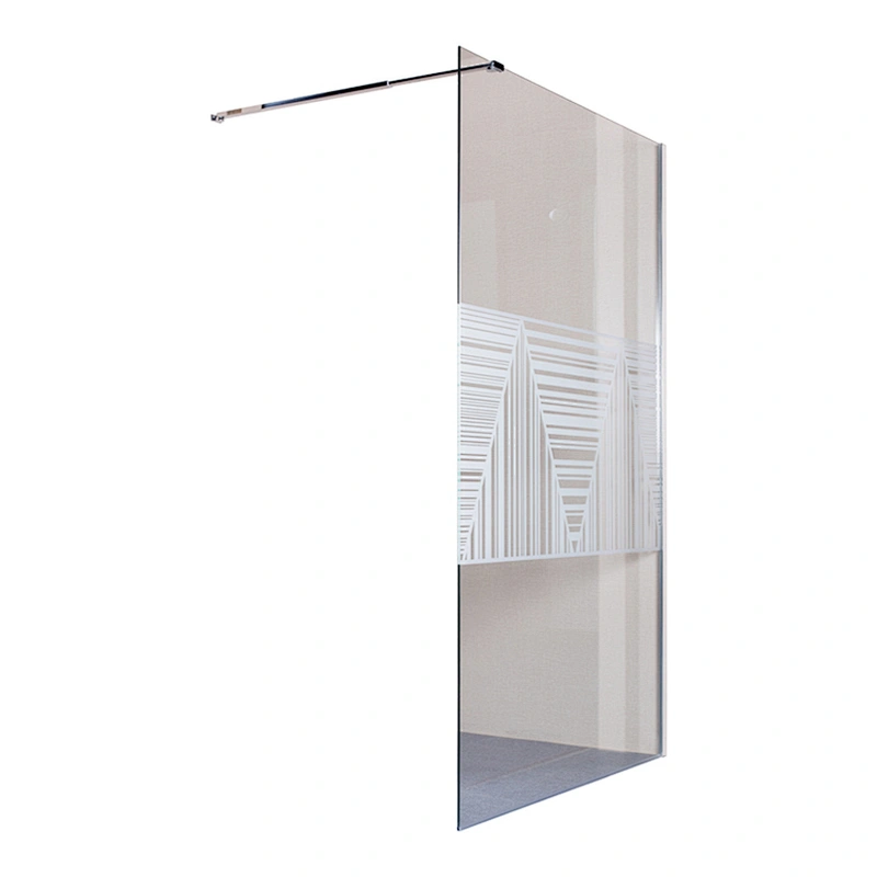 2019 Normal Design Walk In Shower Room High Quality Frameless Safe Clear Glass Shower Screen