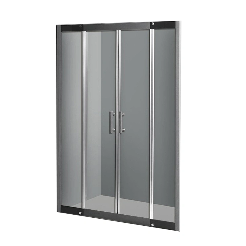 Luxury Home Bathroom Custom Size Stainless Steel Door Handle Shower Screen Shower Door