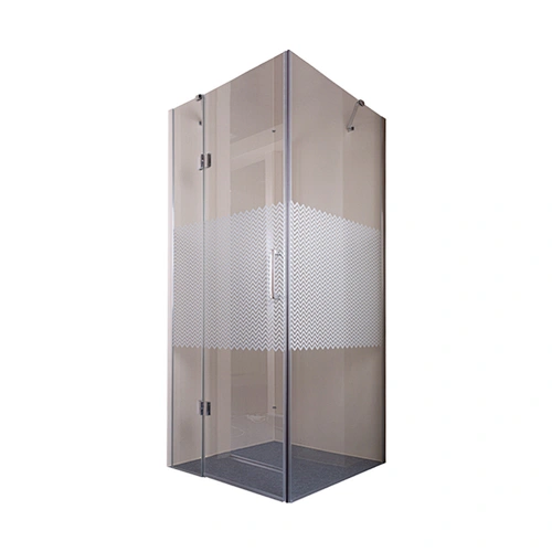 Free Standing Painting Tempered Glass Shower Room Factory Sales Hinge Shower Door Simple Shower Enclosure