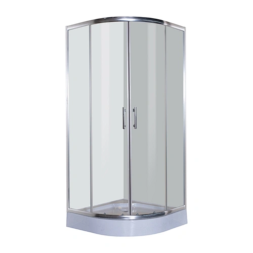 Basic Aluminium Clear Tempered Glass Shower Bathroom Low Price Sliding Shower Enclosure