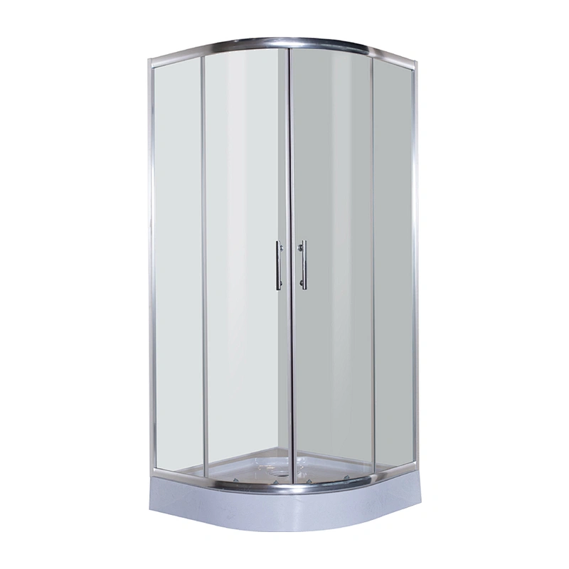 Basic Aluminium Clear Tempered Glass Shower Bathroom Low Price Sliding Shower Enclosure
