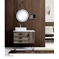 2019 New European Modern Bathroom Vanity Mirror Bathroom Sets Cabinet