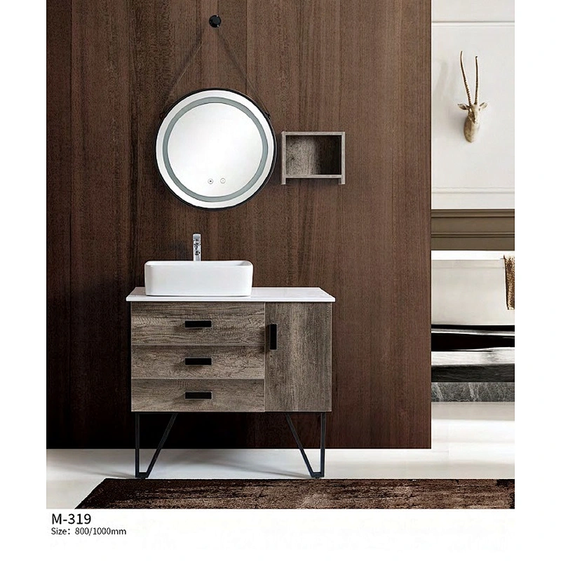 2019 New European Modern Bathroom Vanity Mirror Bathroom Sets Cabinet