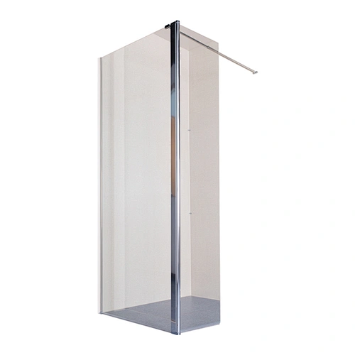 Basic Style 10MM Clear Tempered Glass Shower Door High Quality Chrome Aluminium Shower Screen