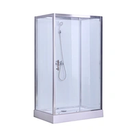 new european rectangle portable ABS steam shower room