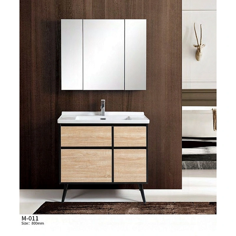European design wholesale plywood bathroom vanity cabinets