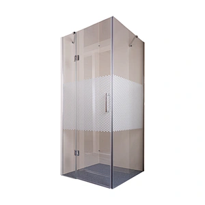 2019 New Trend CE Standard 6mm Frameless Tempered Glass Shower Screen Hinge Shower Door Enclosure Shower