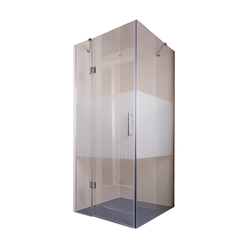 2019 New Trend CE Standard 6mm Frameless Tempered Glass Shower Screen Hinge Shower Door Enclosure Shower