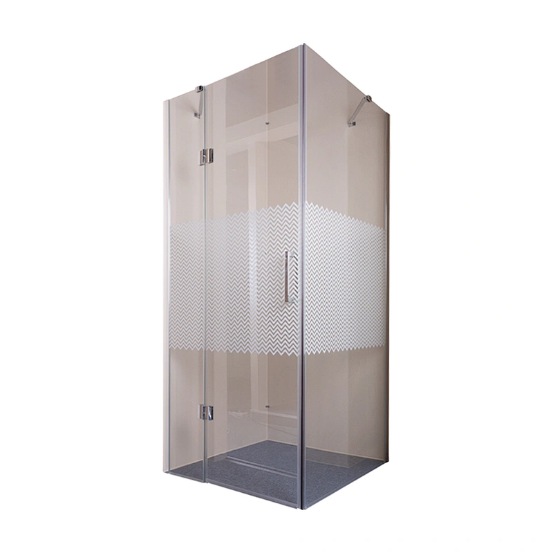 2019 New Trend CE Standard 6mm Frameless Tempered Glass Shower Screen Hinge Shower Door Enclosure Shower