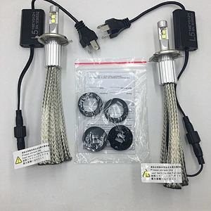 Fanless p43t 9003 xhp50 headlight bulb IP68 4800lm 24v 40w L5 h4 led 4300k