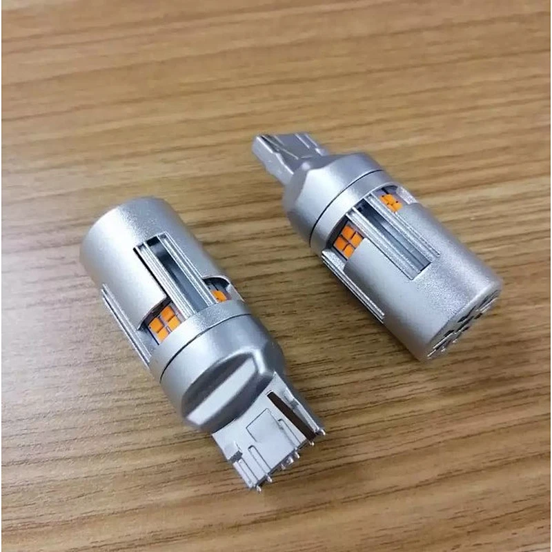 New Canbus Series S1C-Fans-T20-16csp 7440 7443 Canbus LED Bulbs Brake Turn Signal tail light for car led lighting