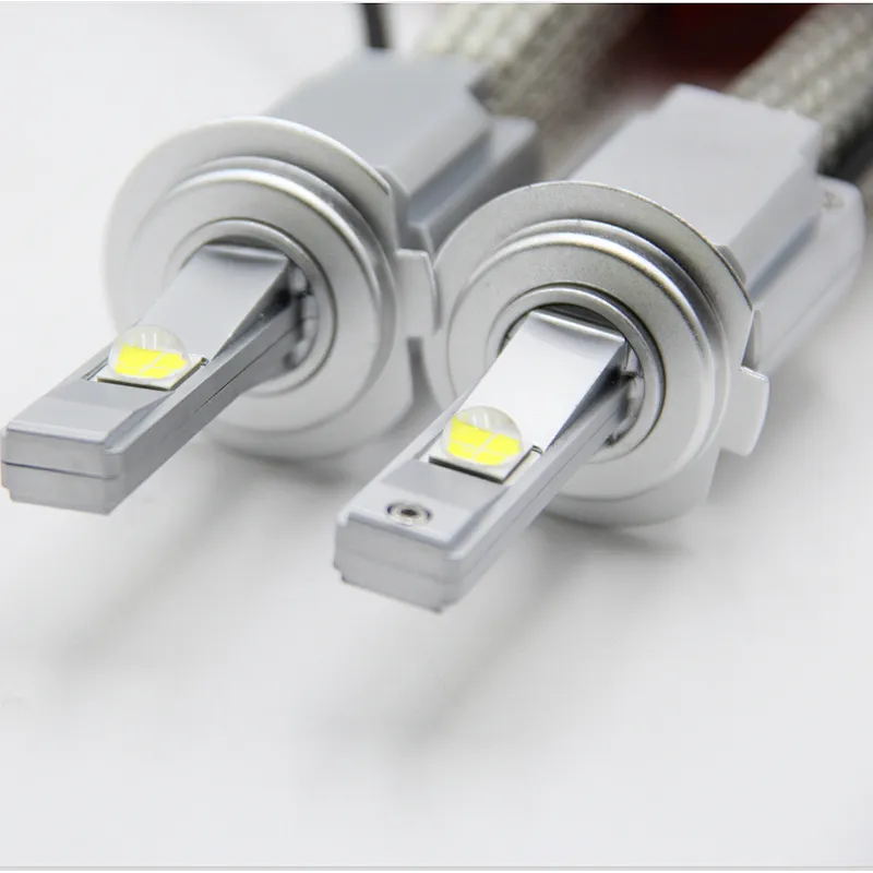 Motorcycle 2019 XHP70 car led headlight H7 kit 60W 6600LM auto parts , 9003 fog light H4 led car headlight manufacturer Lujia
