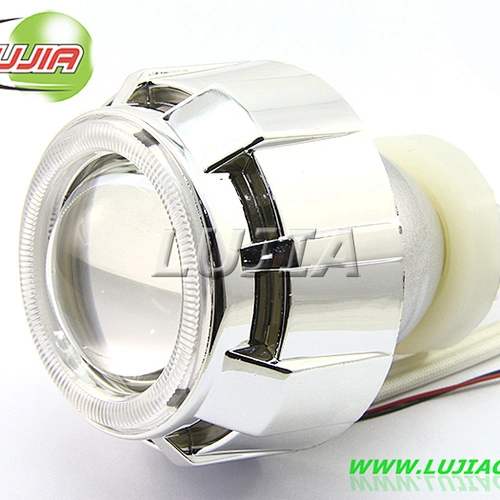 6Colors 3W 12V led HID Lens Projector Bi-Xenon HID Projector Lens light Angel Eyes kit headlight