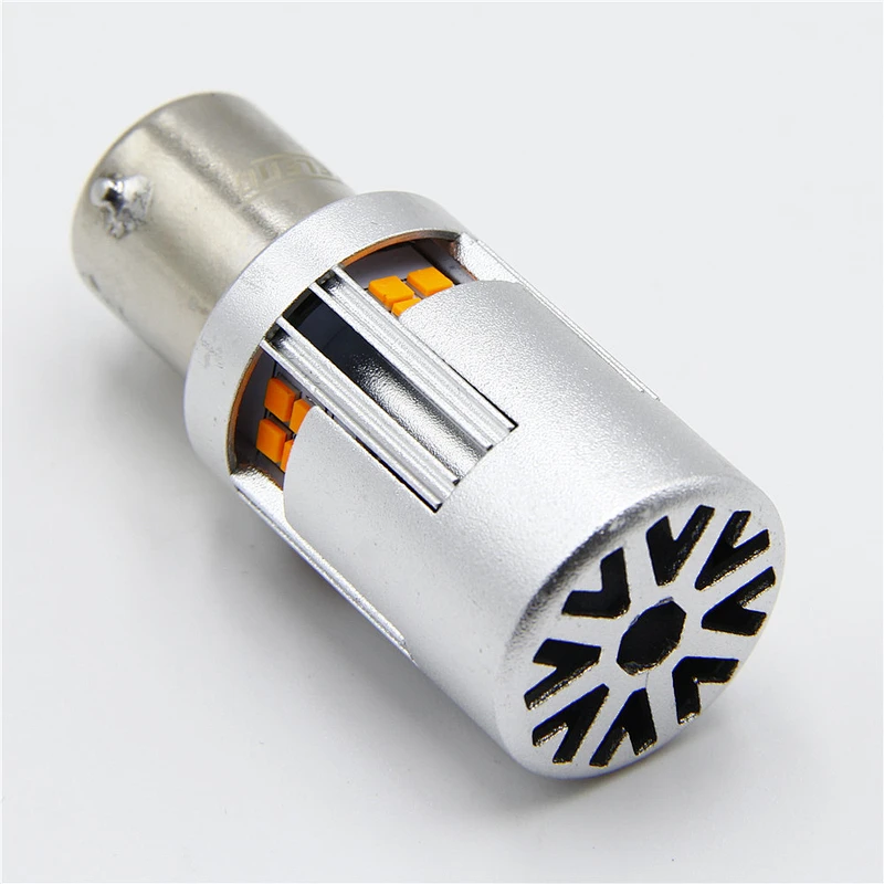 2020 Lujia newest technology fan type 12v 24v s25 1156  canbus ba15s bau15s py21w p21w led turn signal light car