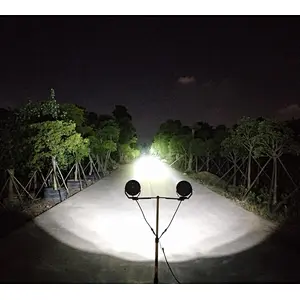 LUJIA 2020 New round driving led work light lux@2000m 8.5'' inch 9'' inch Offroad laser headlight led motorcycle spot light